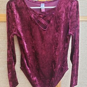 Crushed Velvet One Piece L